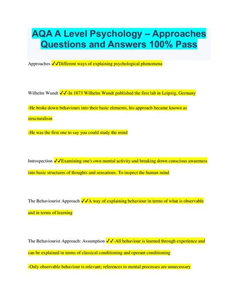 phycology quiz|a-level psychology approaches quiz.